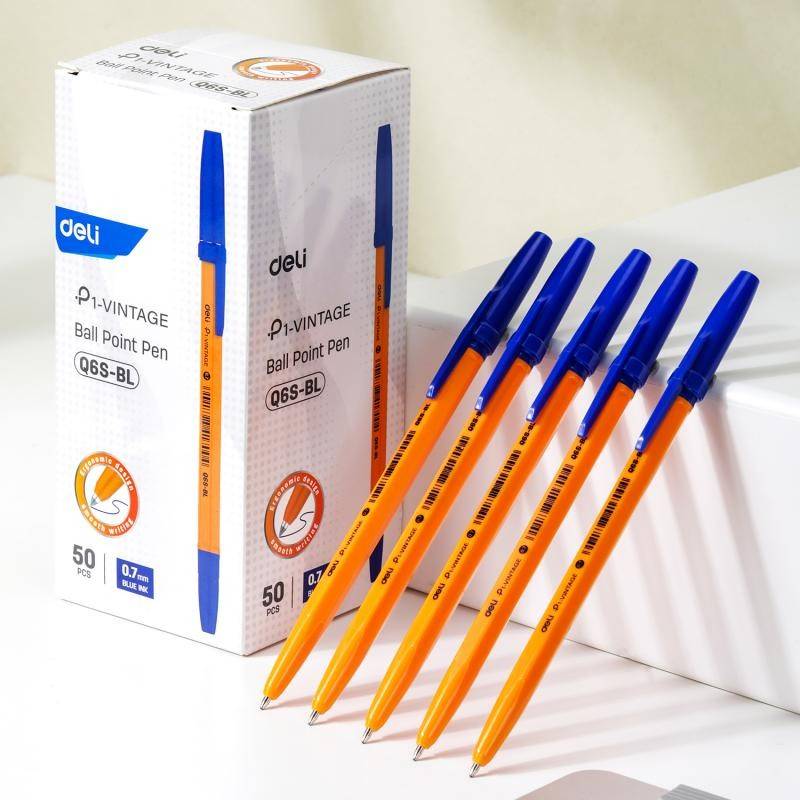 Pix unica folosinta culoare albastra Deli Orange 0,7 mm