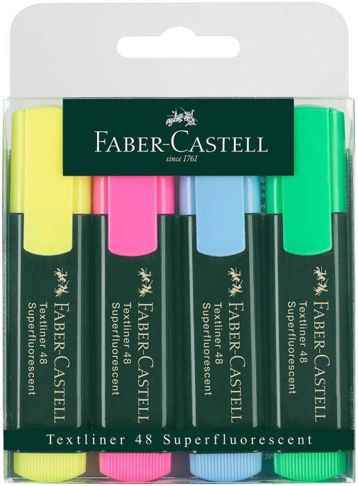 Text marker set 4 culori, Faber Castell
