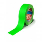 Banda adeziva textila verde fluorescent, 25m x 25mm, Tesa 4671